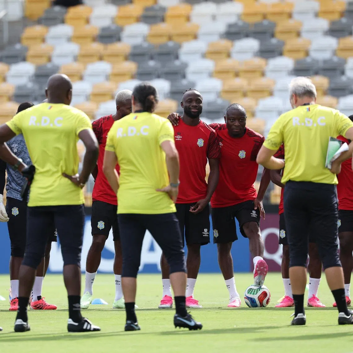 The Congolese squad are appearing at their first World Cup since the 1974 finals when they competed as Zaire.