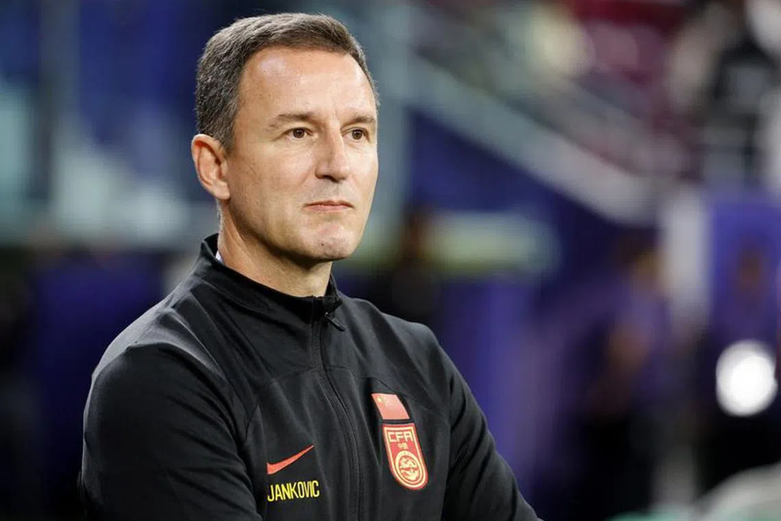 Soccer Football - AFC Asian Cup - Group A - Qatar v China - Khalifa International Stadium, Al Rayyan, Qatar - January 22, 2024 China coach Aleksandar Jankovic before the match REUTERS/Thaier Al-Sudani
