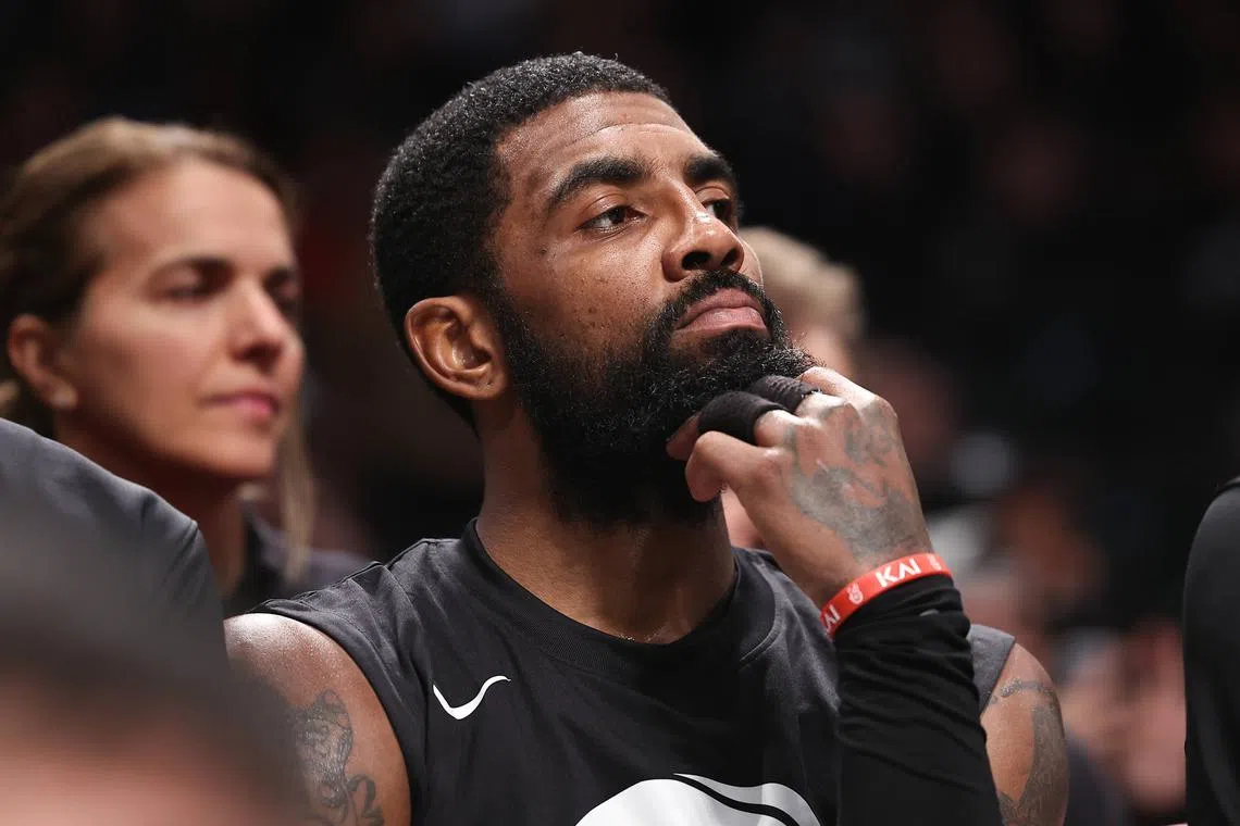 Kyrie Irving apologised for his offensive social media post only after the Nets suspended him. 
