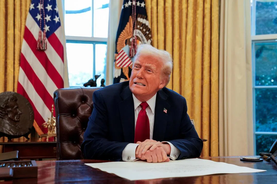 US President Donald Trump said he would likely decide by the end of the day, on Jan 30, whether to put a 25 per cent tariff on imports of Mexican and Canadian oil.