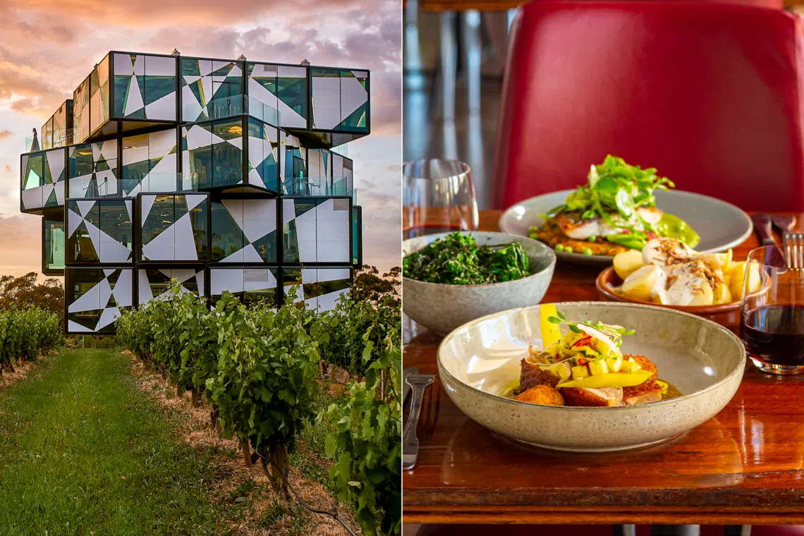 Rubik’s Cube-inspired d’Arenberg Cube Restaurant and its playful degustation menu