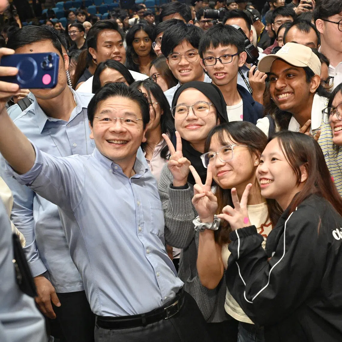 PM Lawrence Wong said today’s students have access to far more opportunities than previous generations, with many more options and career paths.