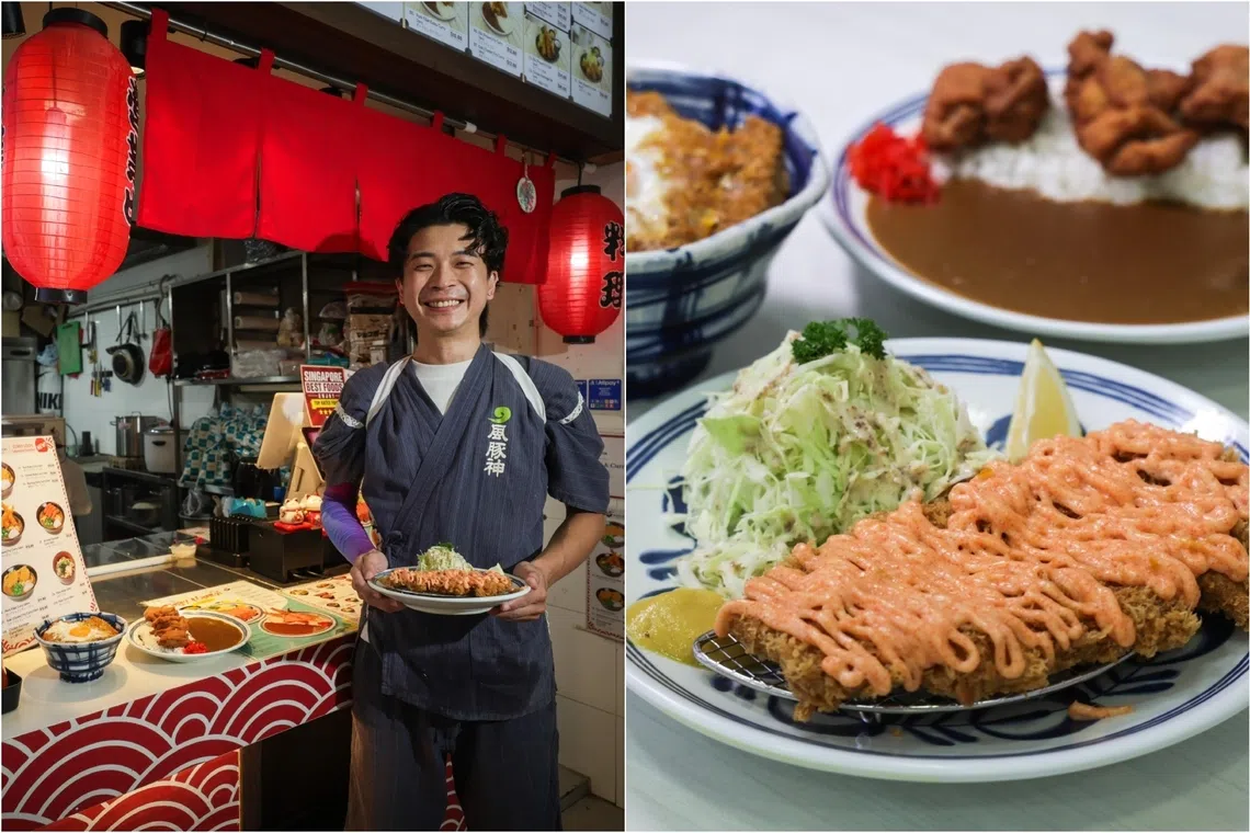 Mr August Wijaya now runs five outlets of his Maruhachi chain of tonkatsu stalls.