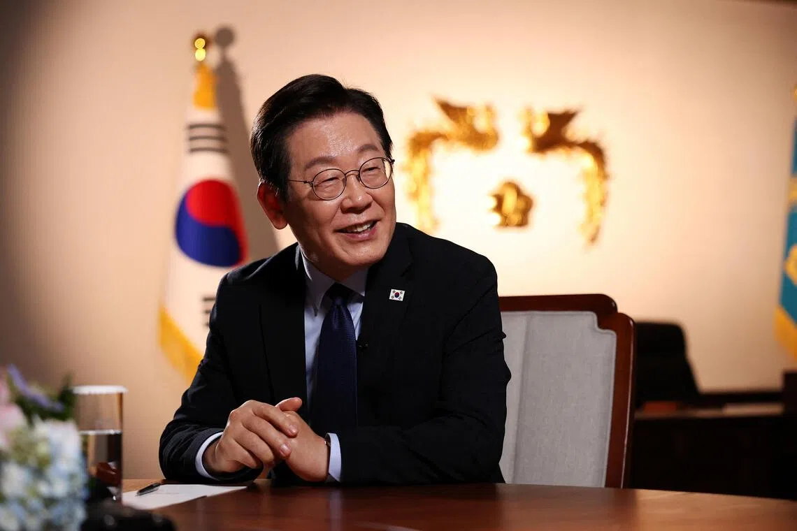 South Korean President Lee Jae Myung says the country is ready to reprise its role as a key player in the global community.