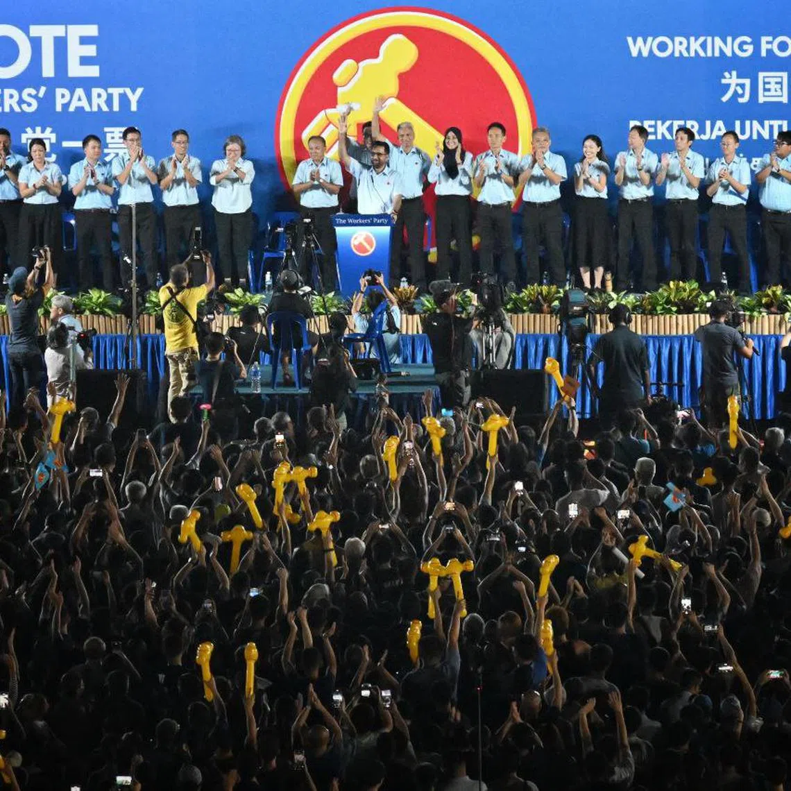 WP candidates urged voters to send more of them into Parliament, adding that it would make the WP a more effective check on the Government.