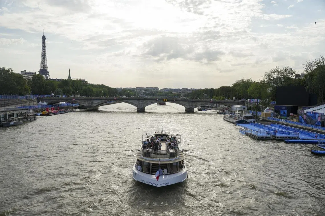 Paris authorities have promised residents a swimmable Seine as a long-term legacy of the Games, with the triathlon a very public test.