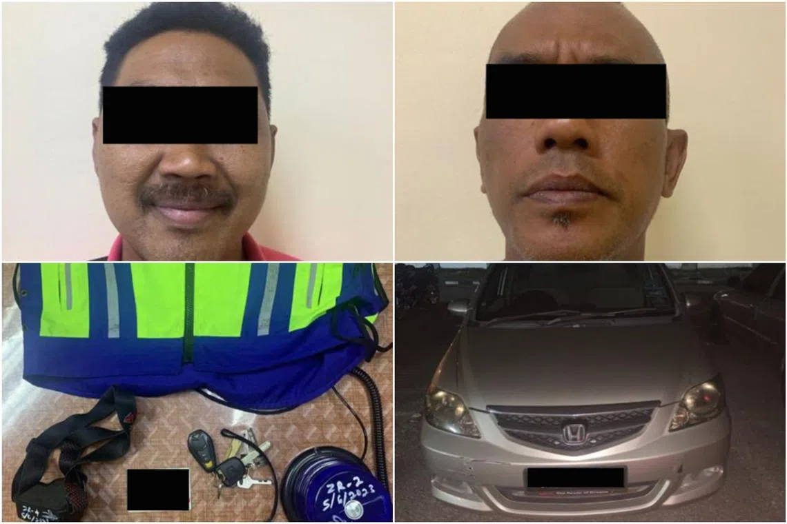 It was earlier reported that police were on the lookout for a trio involved in a viral video of a car chase on the North-South Expressway.