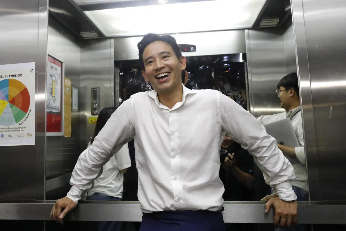 MFP's leader and prime minister candidate Pita Limjaroenrat has been a dynamic presence on the campaign trail.