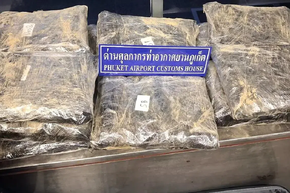 straitstimes.com - Two women arrested at Phuket airport with 32kg of cannabis