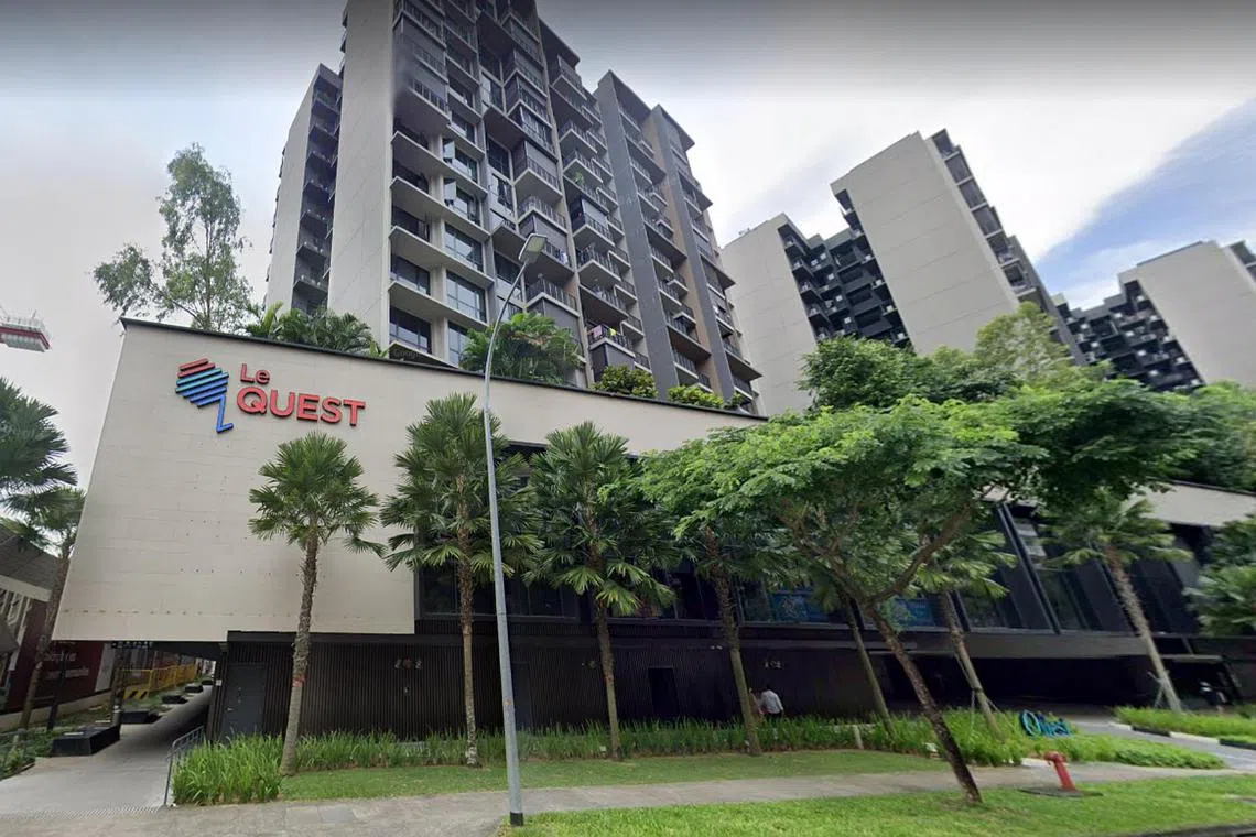 Ajitpal Singh, 45, is accused of hitting, grabbing and pushing Mr Afinde Mohamad at the Le Quest condominium.