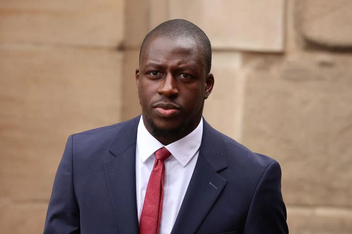 Footballer Benjamin Mendy arrives at Chester Crown Court for his trial following allegations of rape and sexual assault, Chester, Britain - July 14, 2023 REUTERS/Phil Noble/File Photo