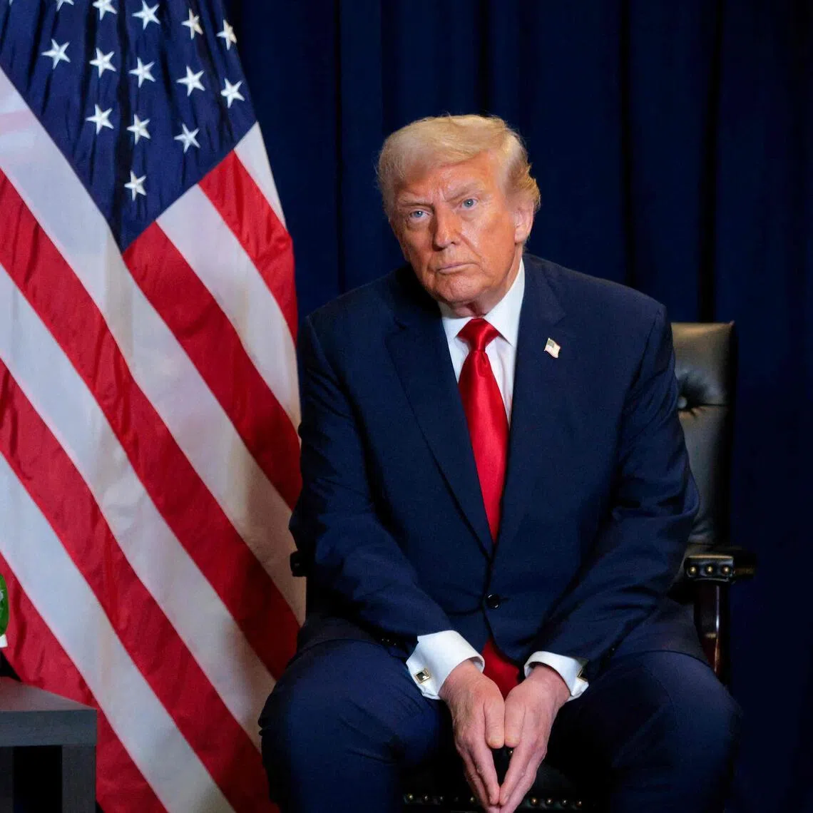 European Commission President Ursula von der Leyen with US President Donald Trump at the UN headquarters in September last year.