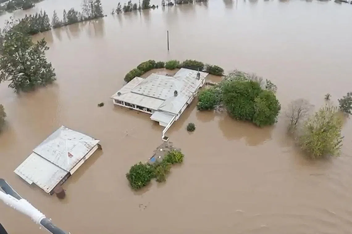 The storms have dumped more than six months’ worth of rain over just three days, the government weather bureau said.