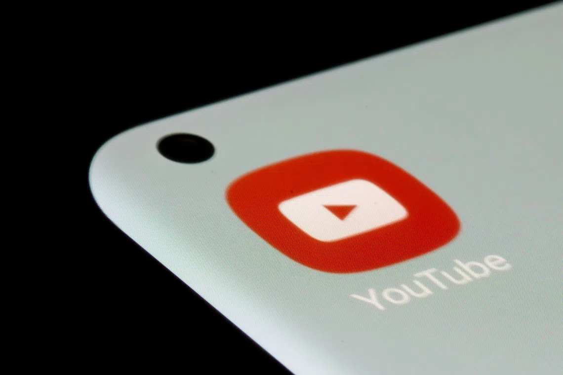 YouTube app is seen on a smartphone in this illustration taken, July 13, 2021. REUTERS/Dado Ruvic/Illustration