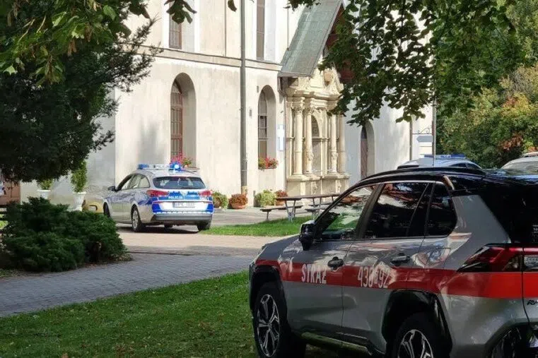 A 31-year-old Ukrainian citizen was detained after the attack at the Benedictine Abbey in Jaroslaw, Poland.