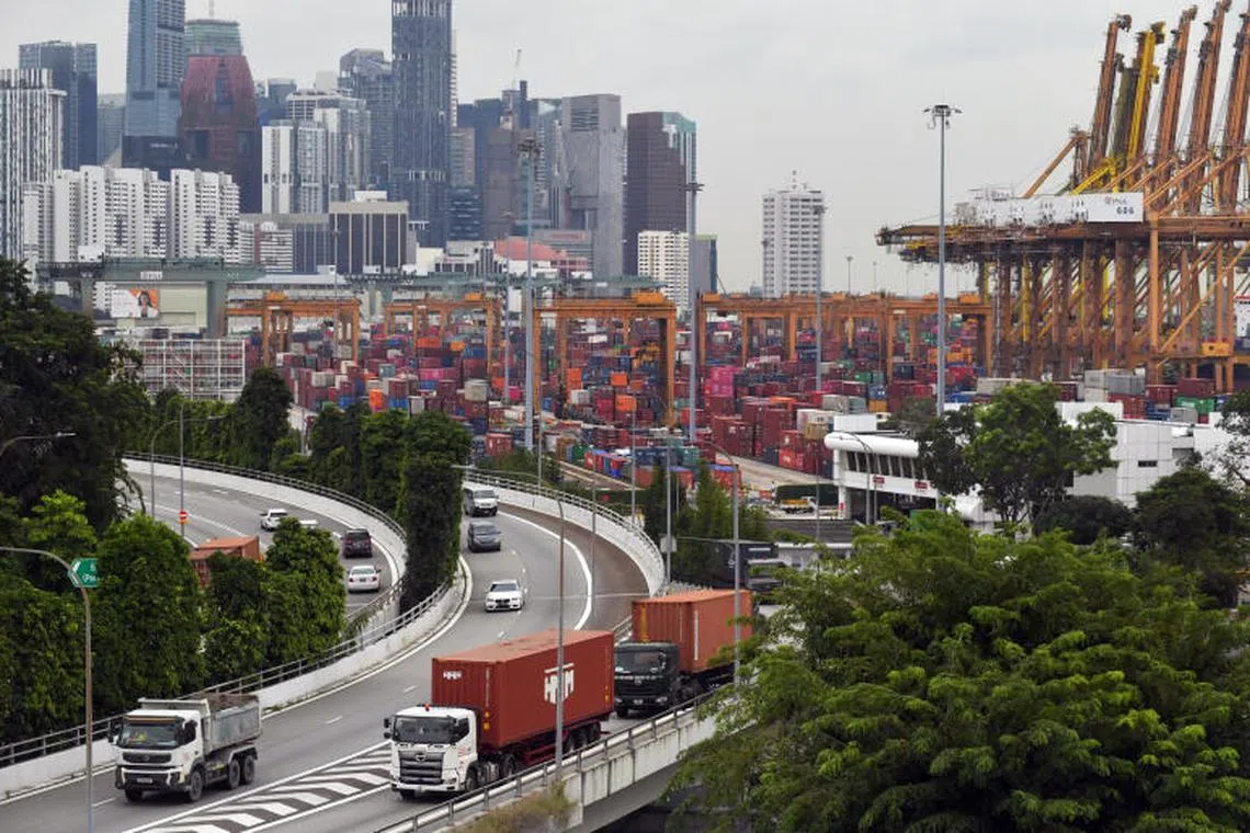 Non-oil domestic exports (Nodx) for February were down 15.6 per cent, after falling by 25 per cent in January, Enterprise Singapore (EnterpriseSG) said on Friday.