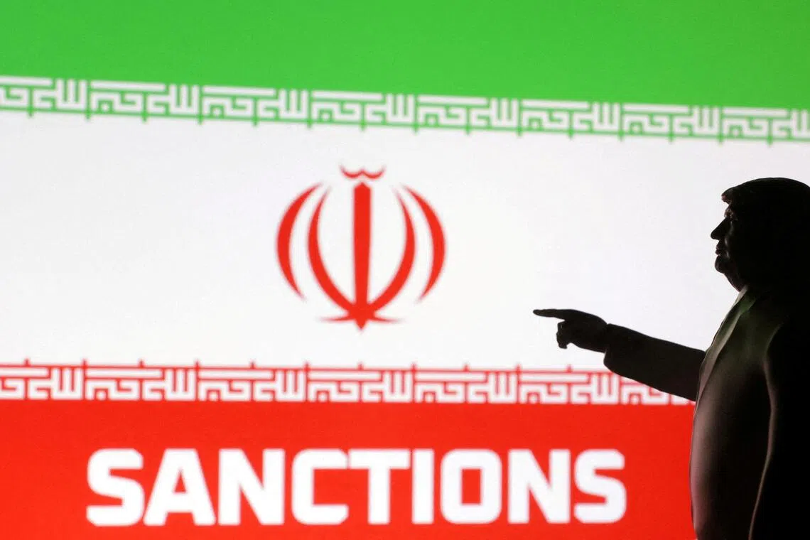 US President Donald Trump said  Iran has asked for heavy US sanctions against Tehran to be lifted.