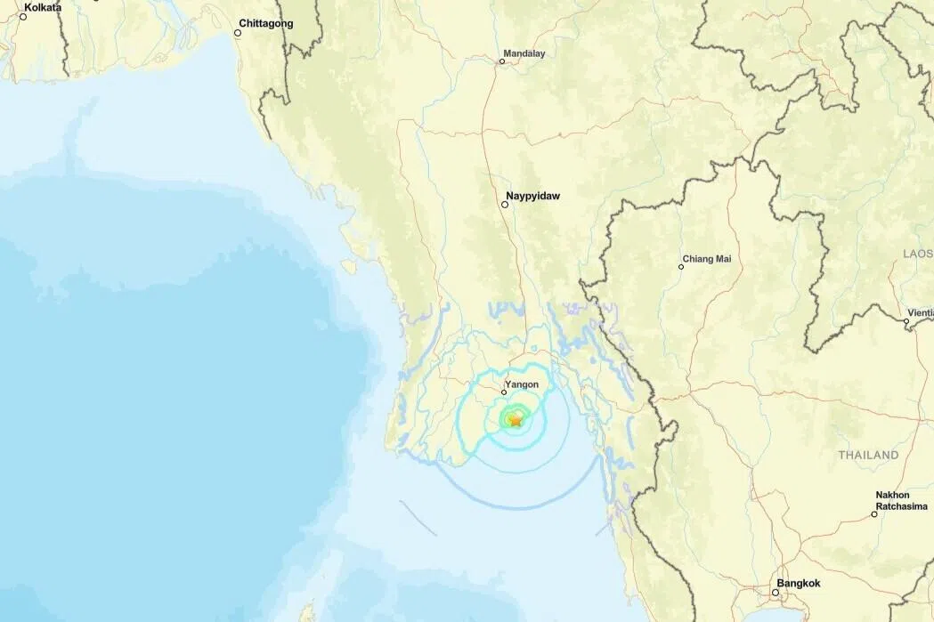 Thailand's Earthquake Observation Division reported that the quake occurred at 9.05am (10.05am, Singapore time).