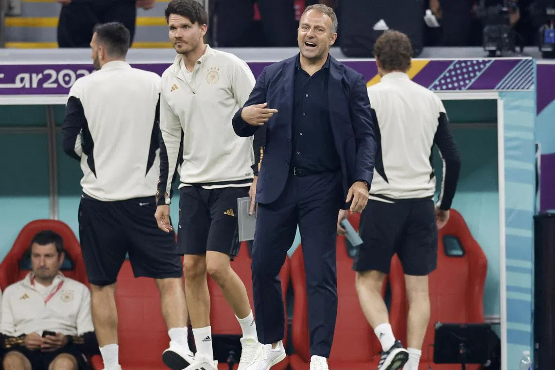 Flick had said on the night Germany went out that he wanted to remain in the job and see out his contract.