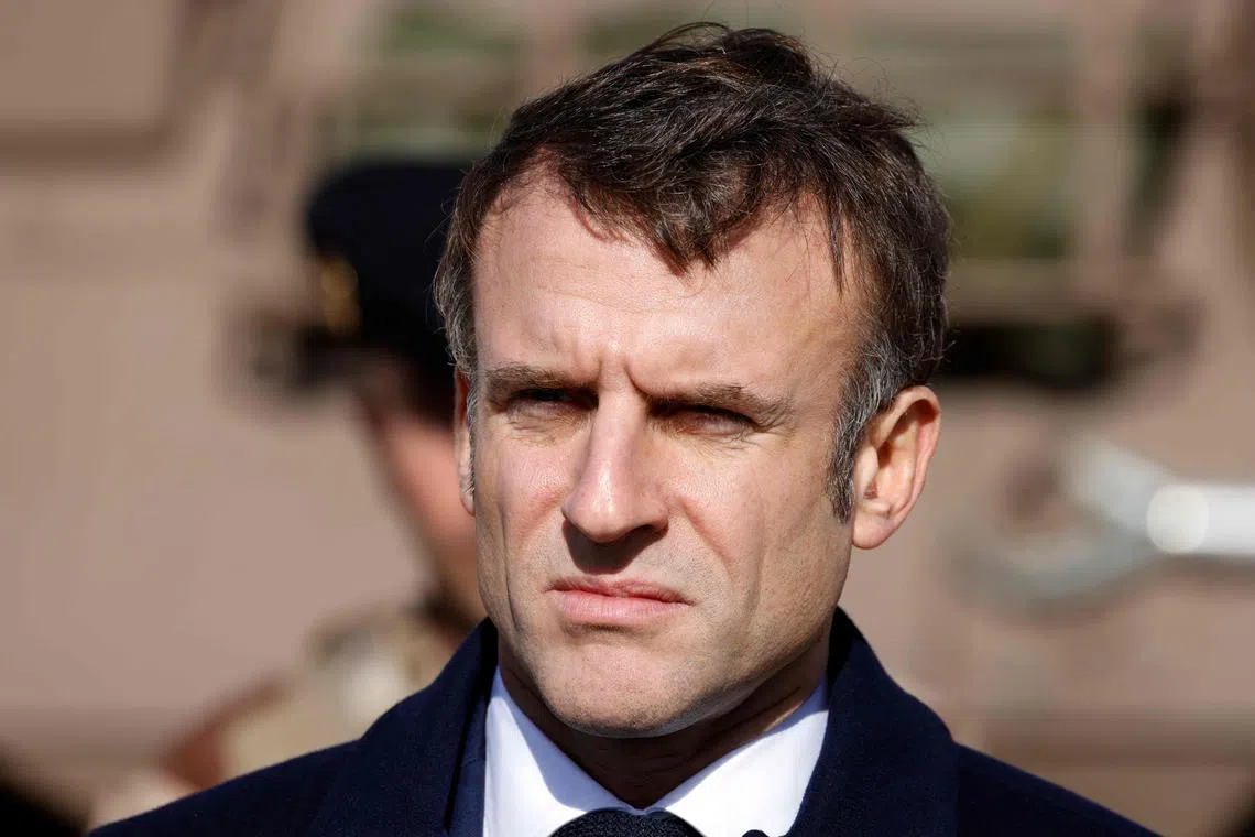 French president Emmanuel Macron (left) has been Israel's ally since the start of the conflict but has moved to share his "deepest concern" over civilian deaths in Gaza.