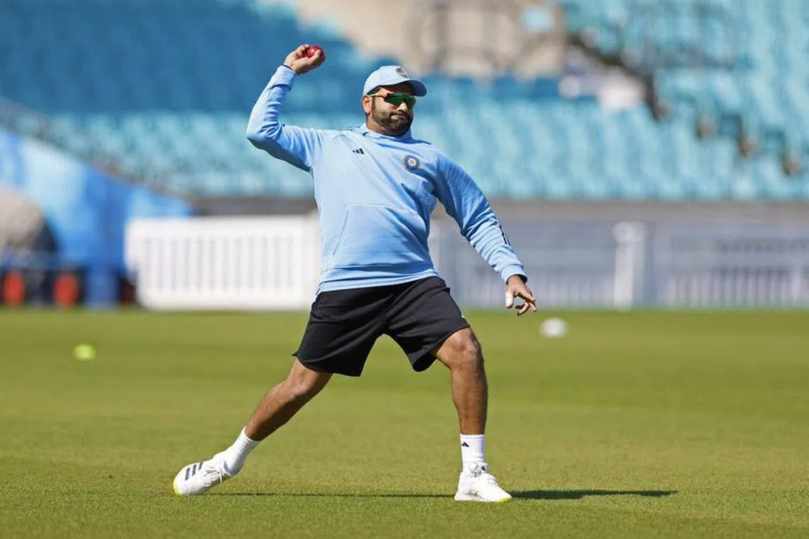 Cricket - ICC World Test Championship Final - India Practice Session - The Oval, London, Britain - June 4, 2023 India's Rohit Sharma during practice Action Images via Reuters/Peter Cziborra