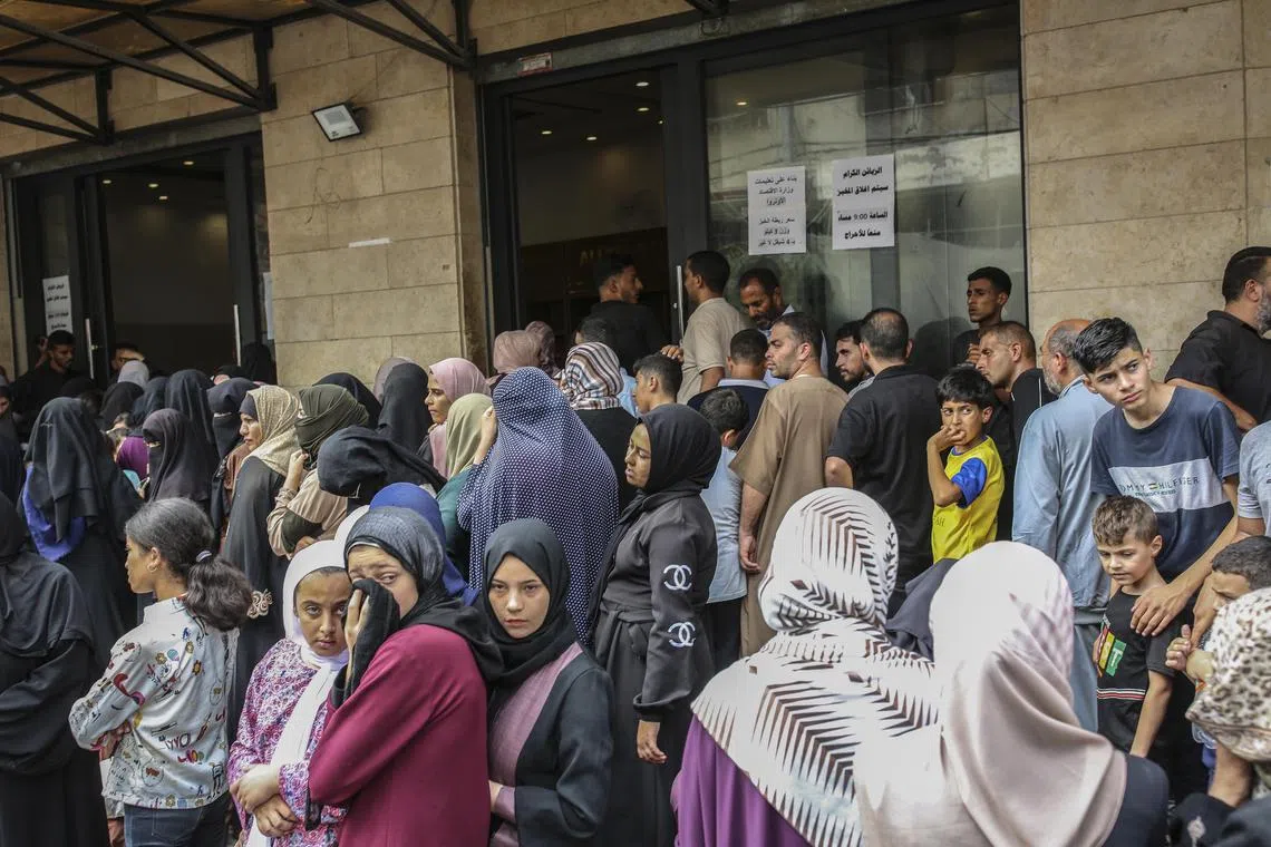 Israeli air strikes have destroyed some 40 bakeries, and those still open are running out of fuel.