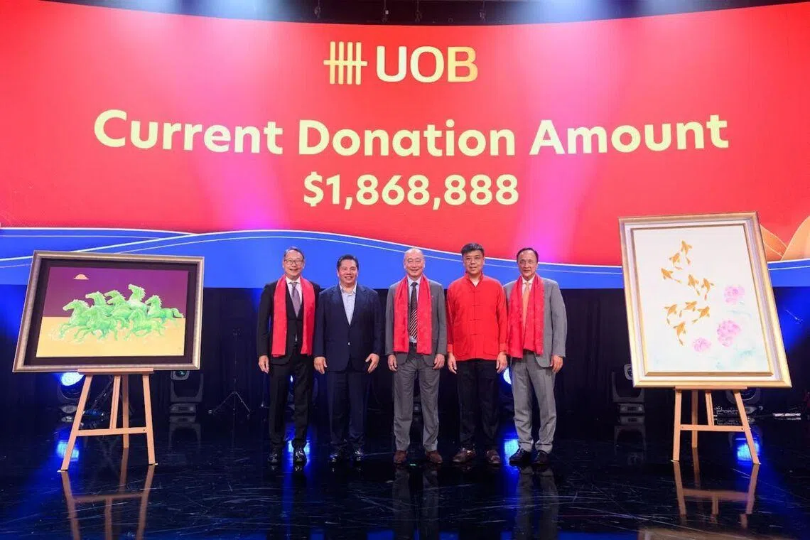 Nearly $2m raised for children, educational causes, the arts at UOB Chinese New Year charity drive