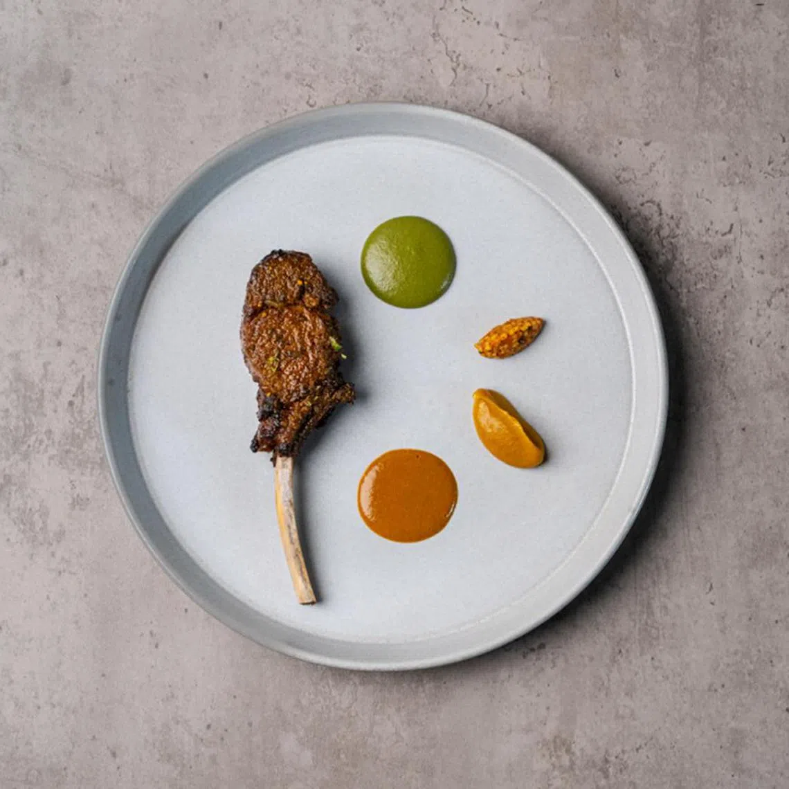 Mysore Spiced Rack Of Lamb at Thevar