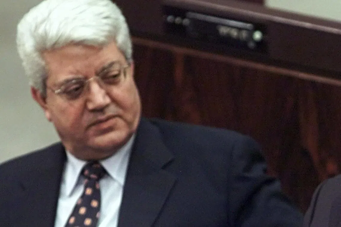 David Levy in Jerusalem in June 2000. 