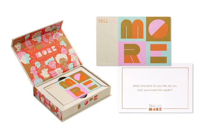 Best Valentine’s Day gift ideas: Tell Me More: A Game of Questions to Deepen Connection