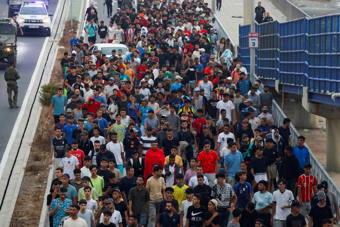 Spain’s North Africa enclave returns to normal as migrants depart
