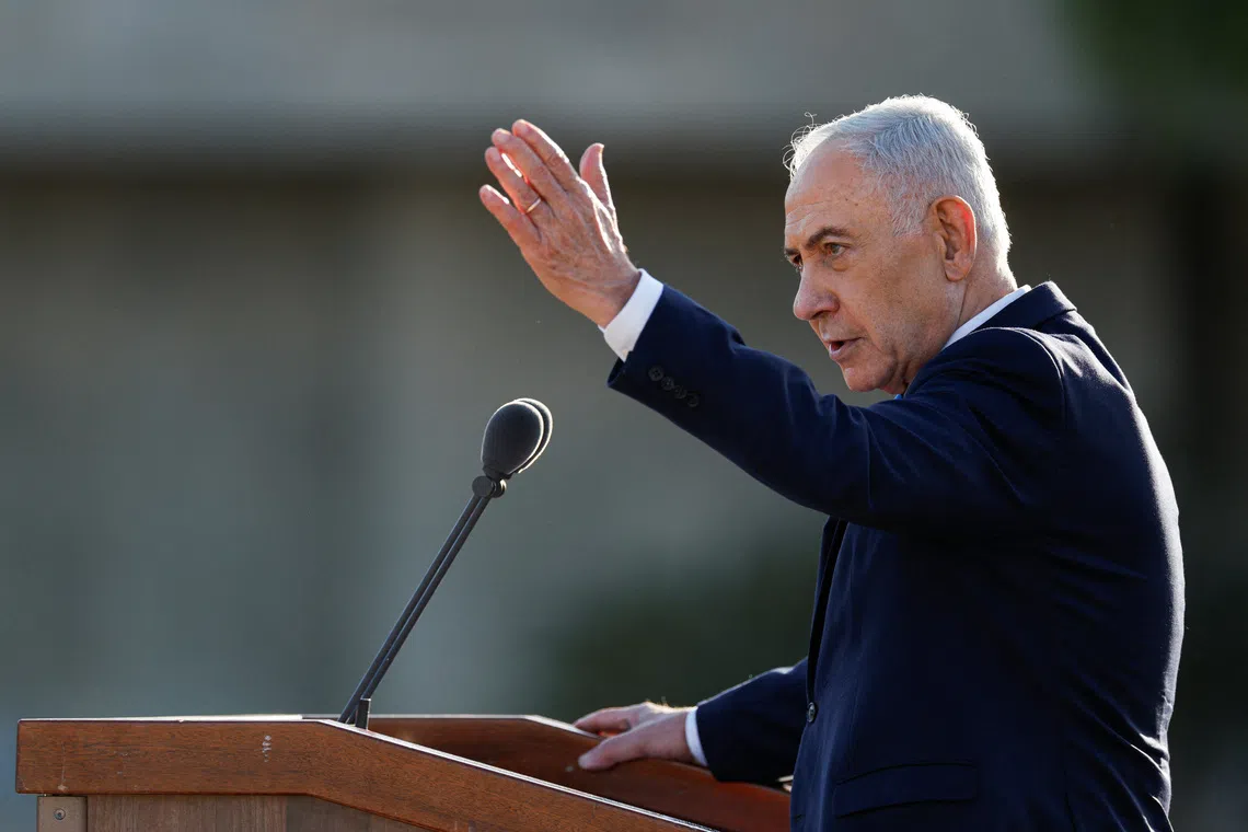 Israeli Prime Minister Benjamin Netanyahu declined to answer directly when he was asked if he would dismantle the Palestinian Authority.