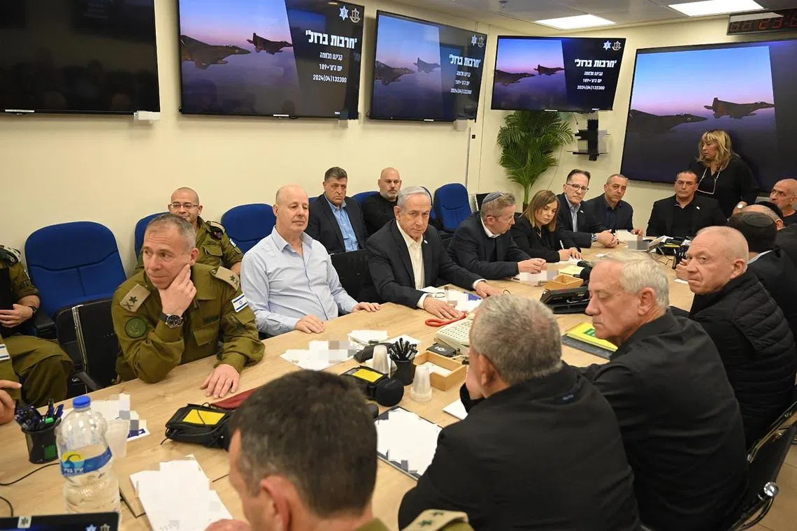 An Israeli government source said the war Cabinet session scheduled for April 16 had been put off until April 17, without elaborating. 