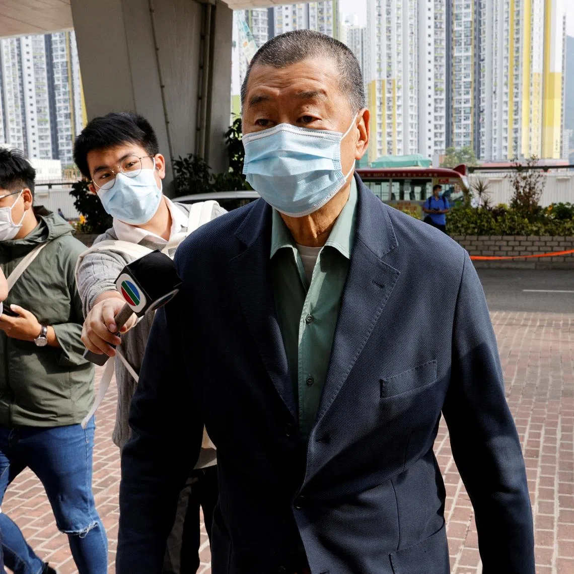 Media mogul Jimmy Lai in 2020. He was sentenced in December 2022 to five years and nine months in jail.