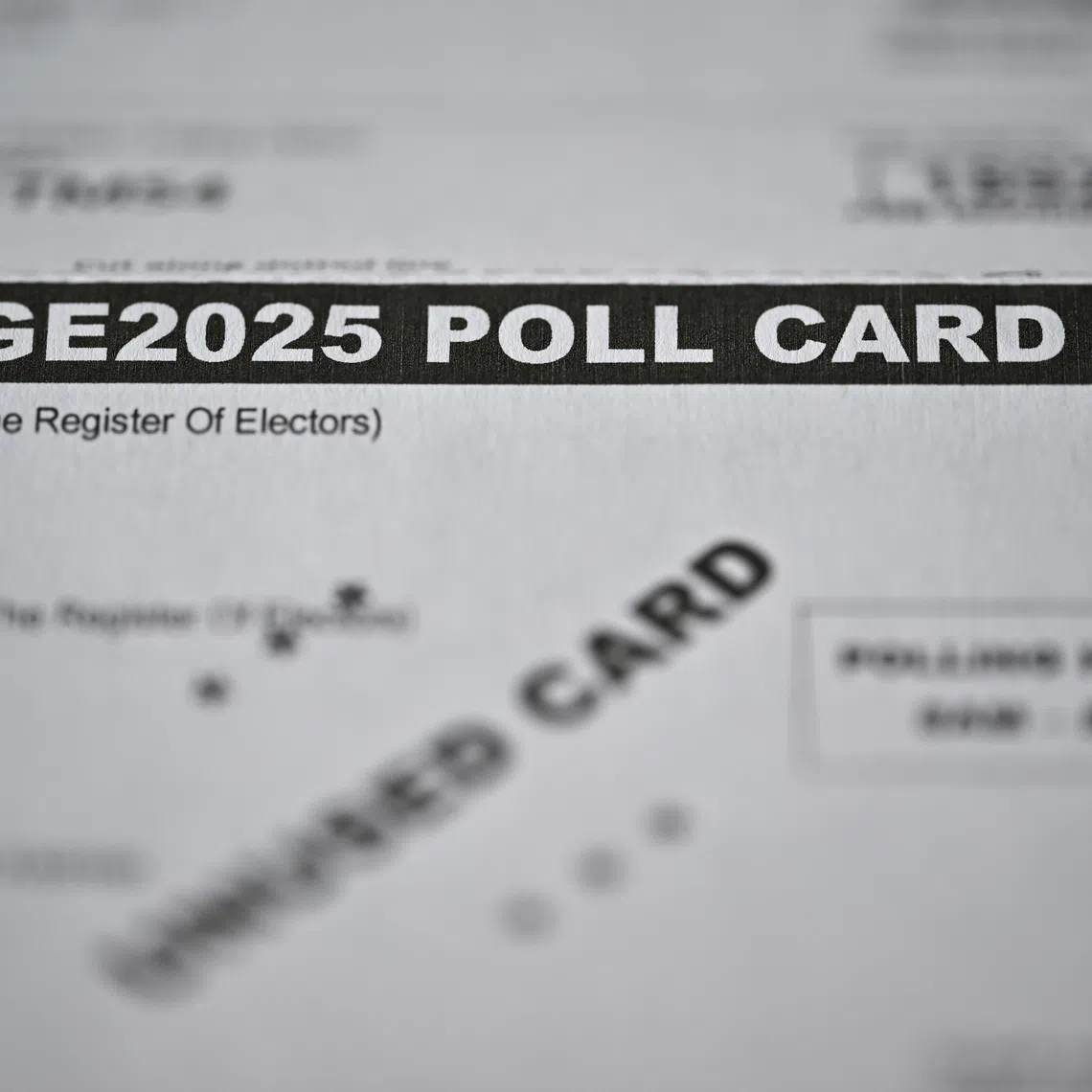 Sealed boxes containing ballot papers and other documents used in the election will be transported to the Tuas South Incineration Plant for destruction.