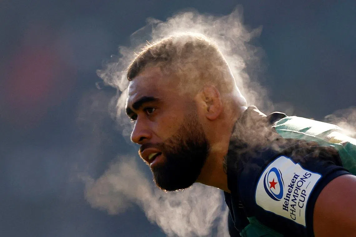 FILE PHOTO: Rugby Union - European Champions Cup - Northampton Saints v La Rochelle - Franklin's Gardens, Northampton, Britain - January 21, 2023   Northampton Saints? Lukhan Salakaia Loto  Action Images via Reuters/Peter Cziborra/File photo