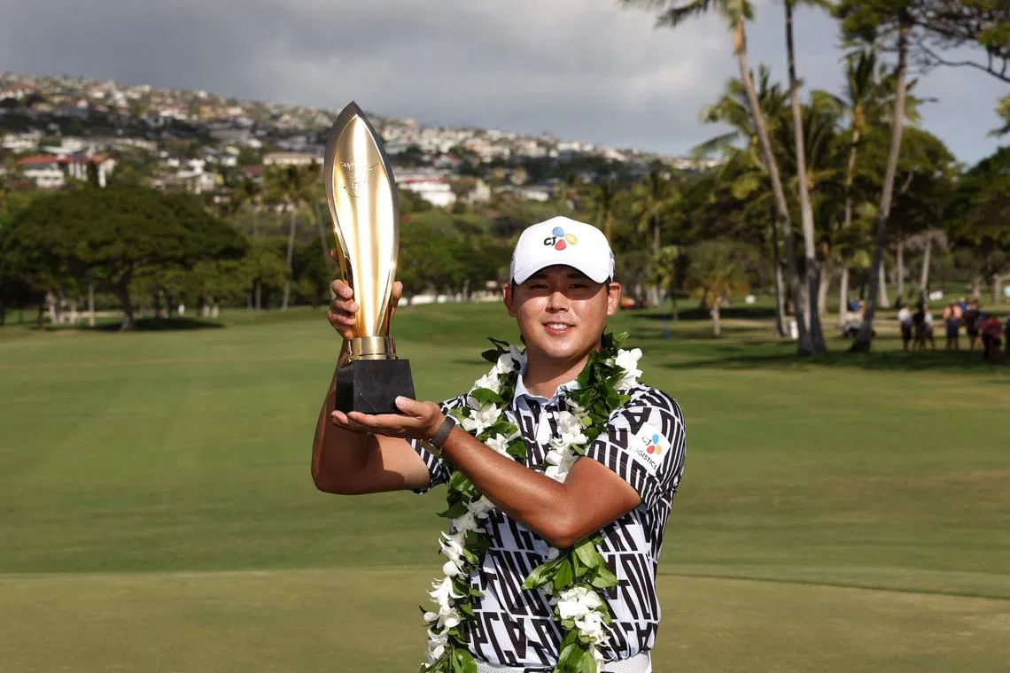 The 27-year-old from Seoul clinched his fourth career PGA Tour title. 