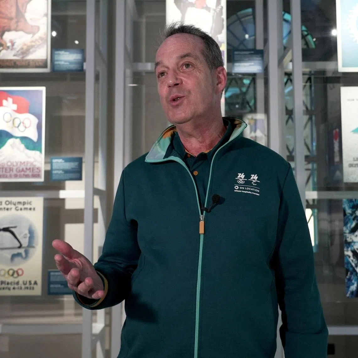 Milano Cortina 2026 Winter Olympics - Milan, Italy - February 14, 2026 CEO of Olympic official hospitality provider On Location, Paul Caine, during an interview at Clubhouse 26 in Milan REUTERS/Irene Wang