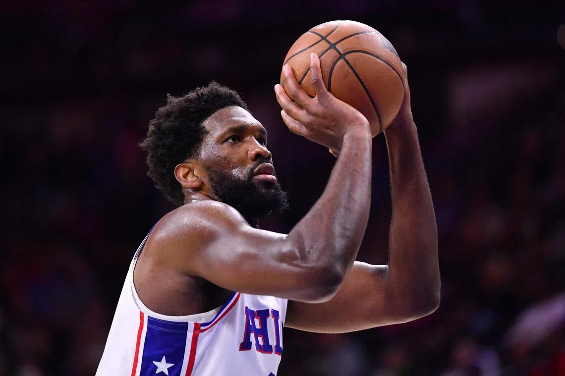 Joel Embiid nearly became just the fifth player in NBA history to record a quadruple-double.