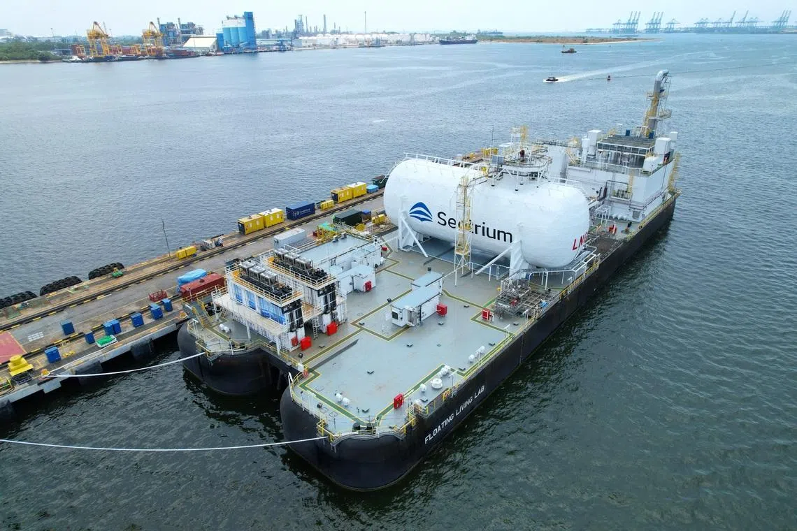Seatrium transfers its first bit of energy from its floating lab to Singapore’s electricity grid