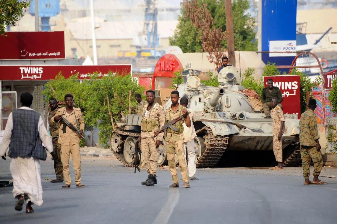 The Sudanese army appeared to enter a new phase of battle on the ground.