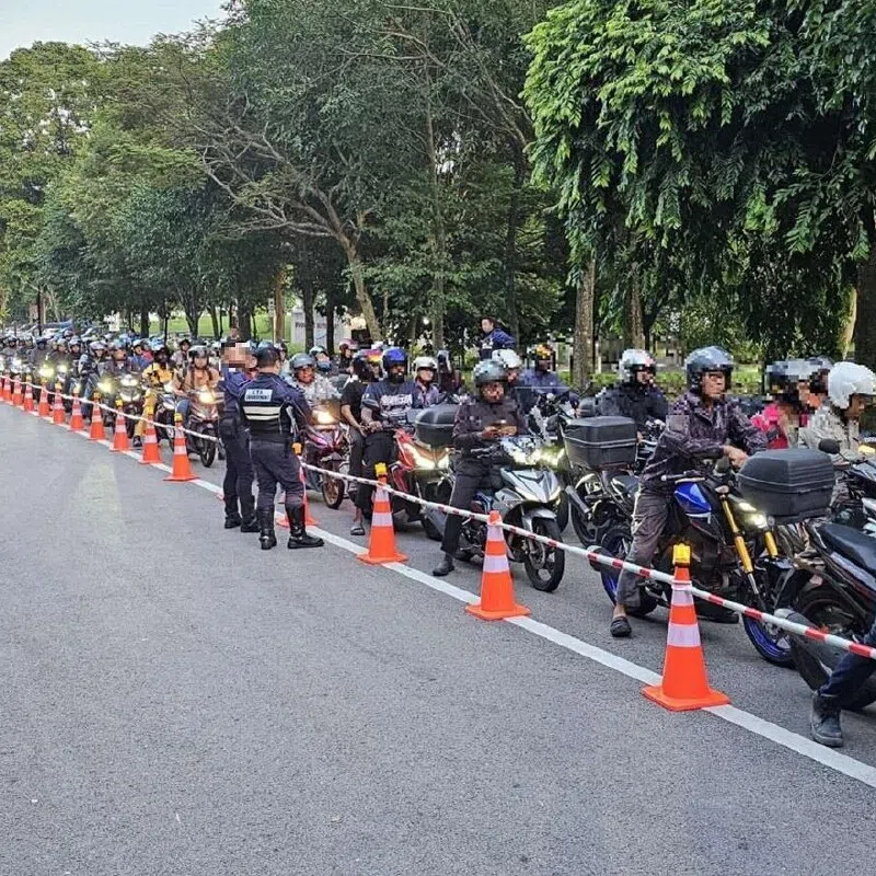 About 280 motorcyclists were stopped for checks during a joint operation on June 29.