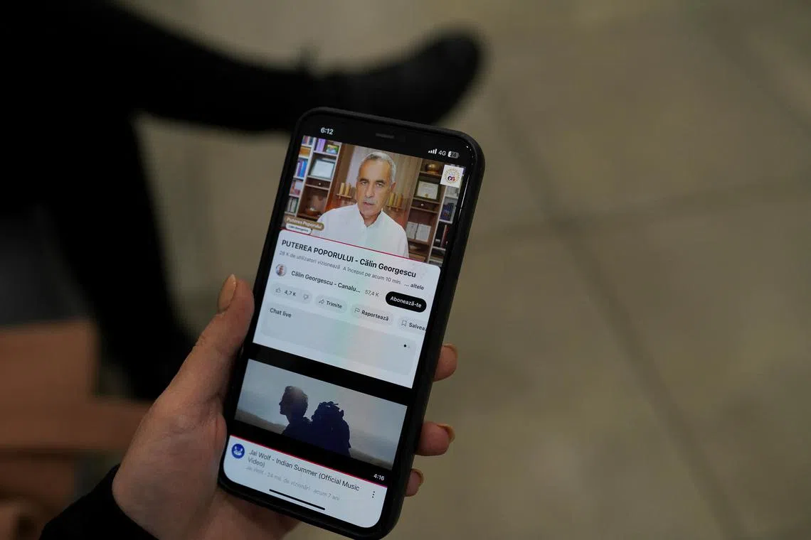 Social media played an outsize role in the first-round success of Far-right candidate Calin Georgescu shock surge, especially on TikTok, where he became ubiquitous. Far-right candidate Calin Georgescu - an admirer of Russian President Vladimir Putin - 