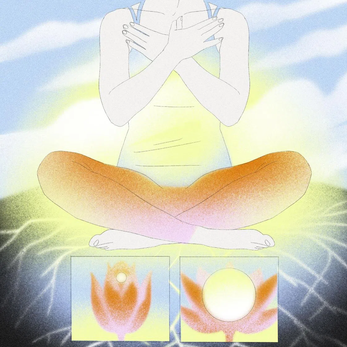 Somatic therapy, which has many different techniques, adds movements that help to reveal "unexpressed" feelings.