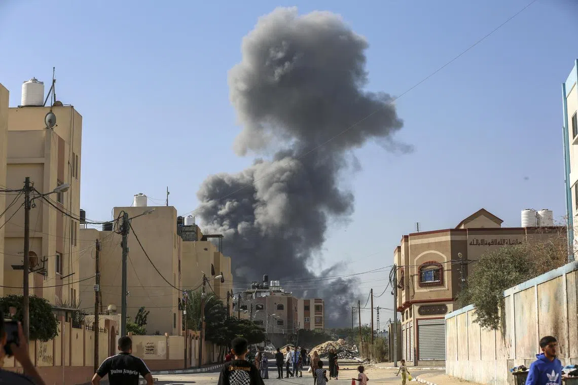 Israel says it is targeting Hamas infrastructure, but its airstrikes have also hit civilian infrastructure across Gaza.