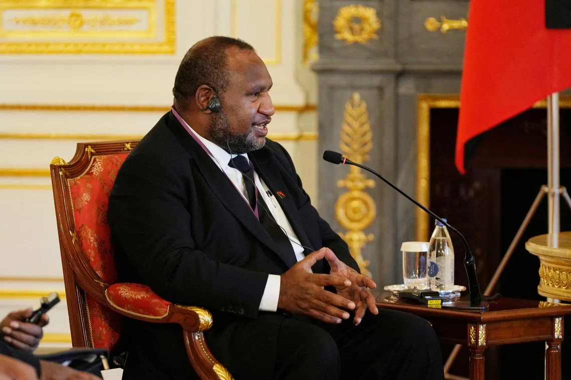 Papua New Guinea's Prime Minister James Marape said the two men had only discussed “what they could do for business for us” during a conversation on Nov 18.