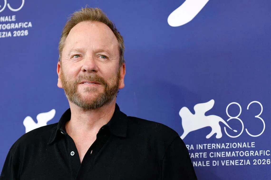 24 star Kiefer Sutherland still in action, with ibuprofen lending a helping hand