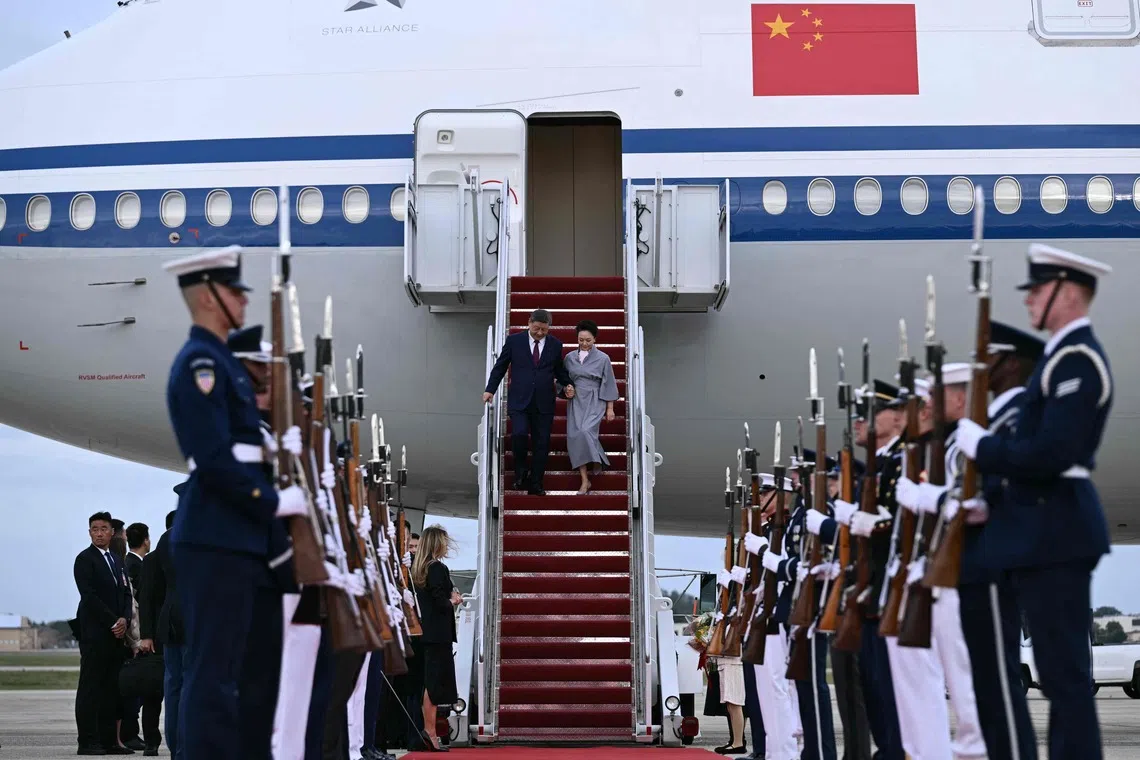 Xi’s arrival gets low-key coverage amid White House media ban