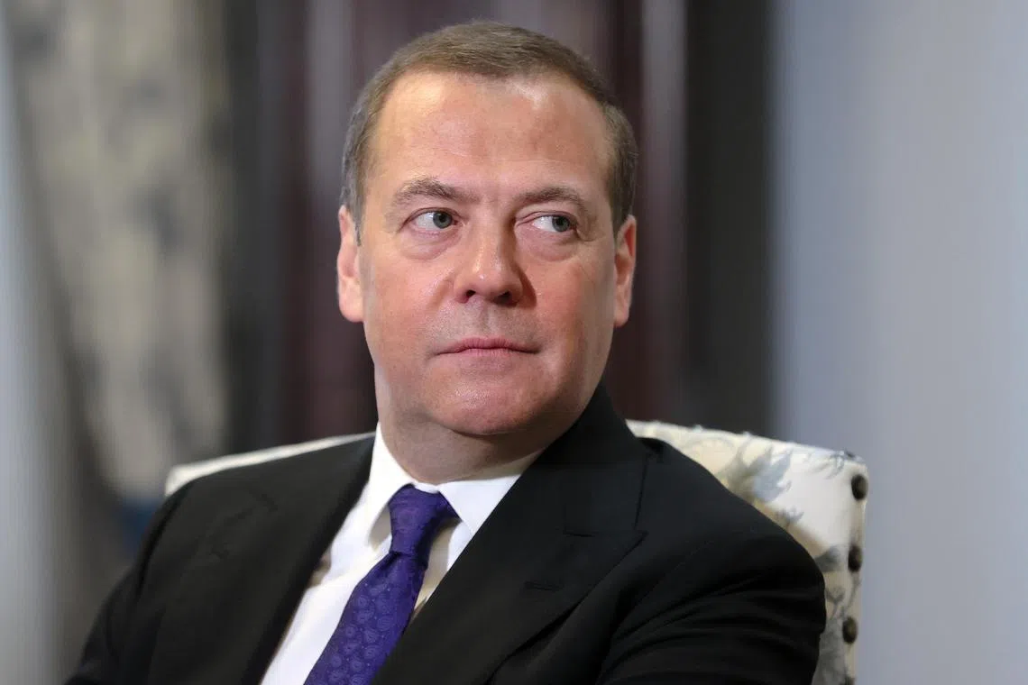 Dmitry Medvedev denounced Nato as a “criminal entity” for delivering arms to Ukraine, amid an invasion by Russia.