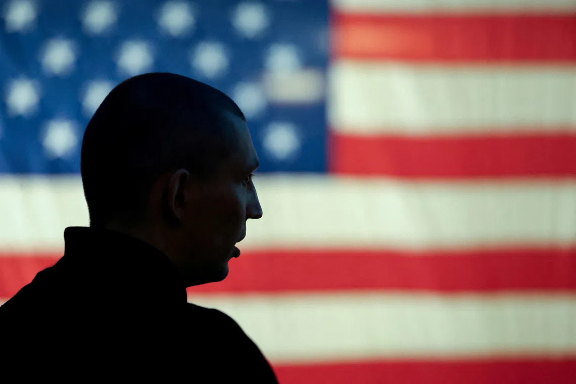 FILE PHOTO: Ihar Losik, 33, a journalist sentenced in 2021 to 15 years in a penal colony on charges of inciting hatred and organising riots, looks on after arriving with other prisoners released from Belarus at the US embassy in Vilnius, Lithuania, September 11, 2025. REUTERS/Kacper Pempel/File Photo